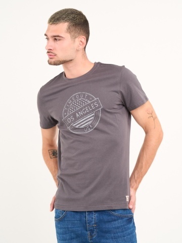 Timeout - Tricou barbat cu maneca scurta si imprimeu - Img 2