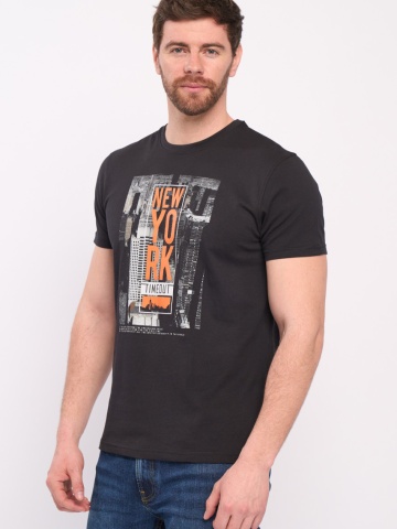 Timeout - Tricou barbat maneca scurta cu imprimeu oras - Img 5