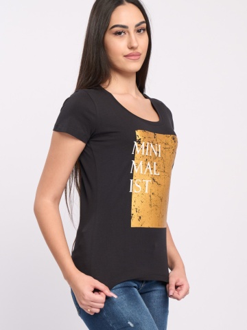 Timeout - Tricou cu maneca scurta dama cu imprimeu - Img 5
