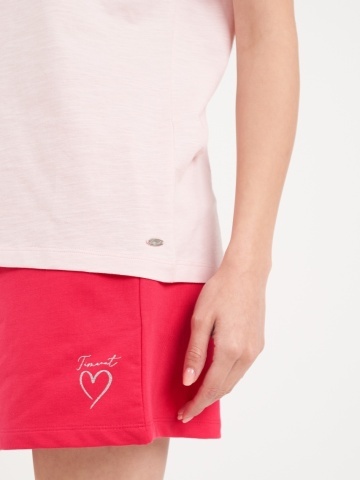 Timeout - Tricou dama cu maneca scurta de culoare uniforma - Img 4