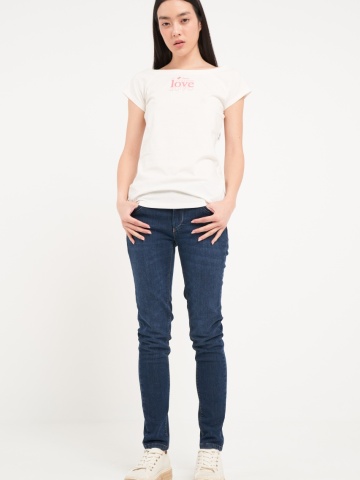 Timeout - Tricou dama cu maneca scurta de culoare uniforma - Img 5