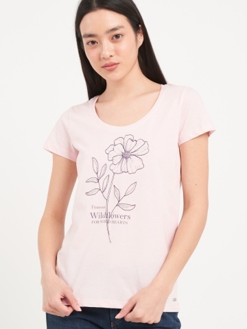 Timeout - Tricou dama cu maneca scurta si imprimeu grafic