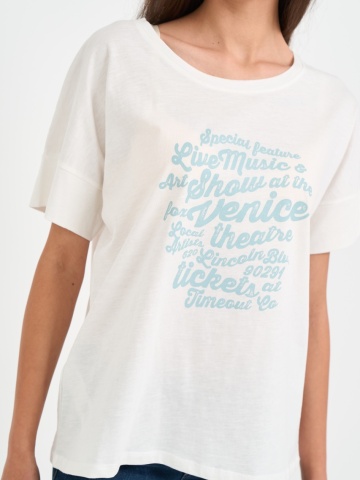 Timeout - Tricou dama cu maneca scurta si text grafic - Img 4