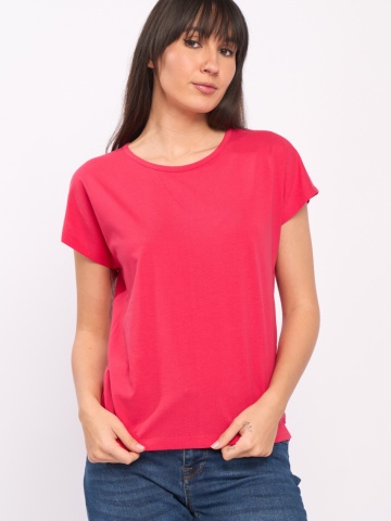 Timeout - Tricou dama maneca scurta de culoare uniforma