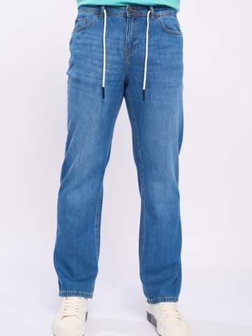 Kenvelo - Blugi barbat jogger cu aspect usor decolorat