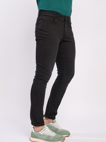Kenvelo - Blugi barbat superslim de culoare inchisa - Img 5