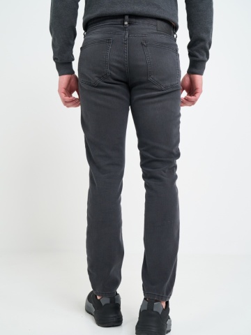 Kenvelo - Blugi barbati super slim cu aspect decolorat - Img 2