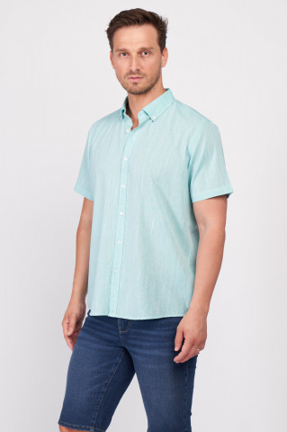 Kenvelo - Camasa barbat regular din bumbac cu maneca scurta