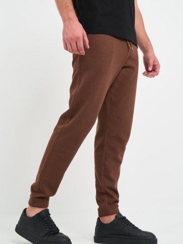 Kenvelo - Pantaloni sport barbat de culoare uniforma cu logo - Img 7