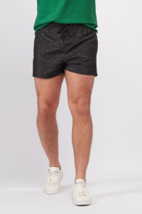 Kenvelo - Sort de baie barbat de culoare inchisa cu model