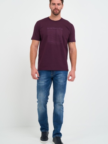 Kenvelo - Tricou barbat cu imprimeu si logo atasat - Img 7