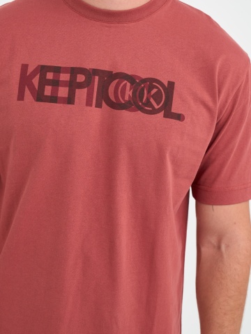 Kenvelo - Tricou barbat cu imprimeu texturat si logo - Img 4