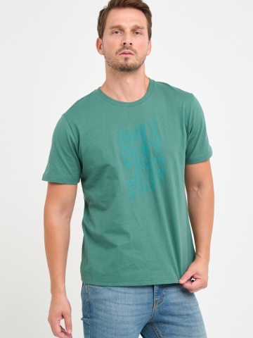 Kenvelo - Tricou barbat cu logo si imprimeu detalii grafice - Img 5