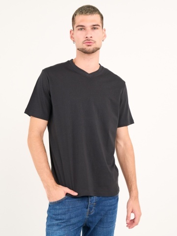 Kenvelo - Tricou barbat cu maneca scurta de culoare uniforma