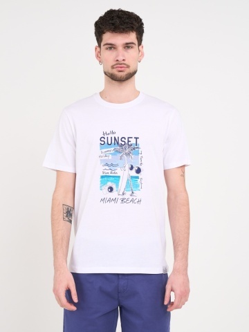 Kenvelo - Tricou barbat cu maneca scurta si imprimeu