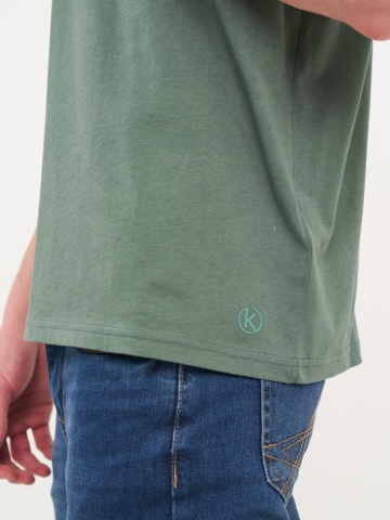 Kenvelo - Tricou barbat de culoare uniforma - Img 3