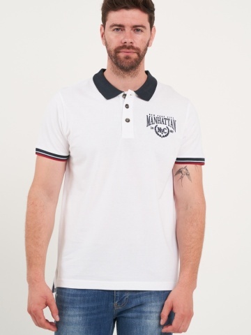 Kenvelo - Tricou barbat polo cu detalii