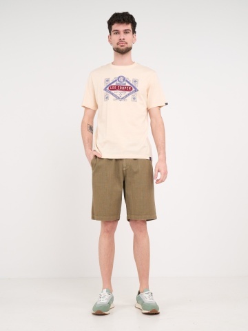 Lee Cooper - Bermude barbat de culoare uniforma cu buzunare - Img 11