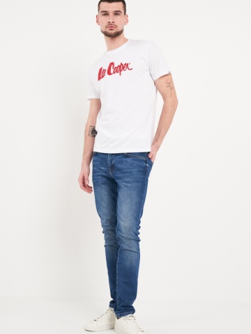 Lee Cooper - Blugi barbat slim cu aspect usor decolorat - Img 3