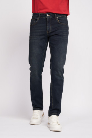 Lee Cooper - Blugi barbat straight de culoare inchisa