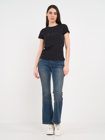 Lee Cooper - Blugi dama bootcut cu aspect decolorat - Img 9