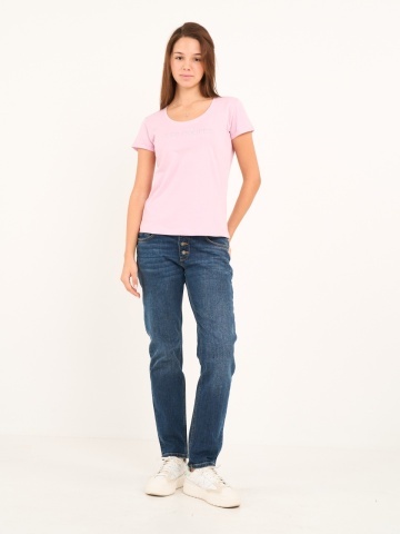 Lee Cooper - Blugi dama boyfriend cu aspect decolorat - Img 10