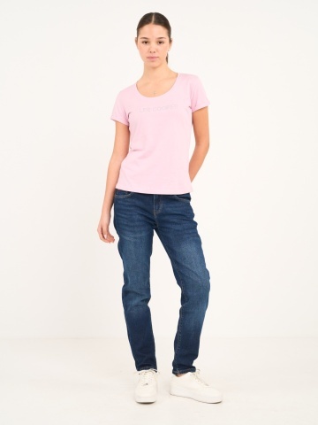 Lee Cooper - Blugi dama boyfriend cu aspect decolorat - Img 10