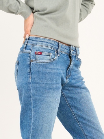 Lee Cooper - Blugi dama boyfriend cu aspect decolorat - Img 2