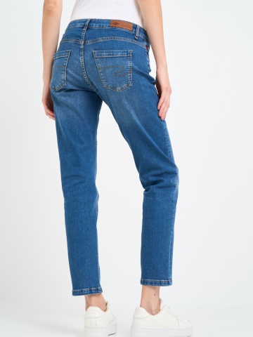 Lee Cooper - Blugi dama boyfriend cu aspect decolorat - Img 3