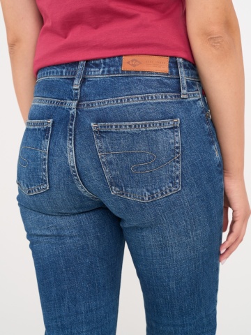 Lee Cooper - Blugi dama girlfriend de culoare uniforma - Img 2