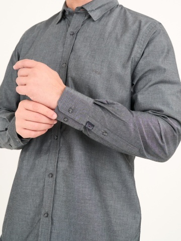 Lee Cooper - Camasa barbat maneca lunga de culoare uniforma - Img 4