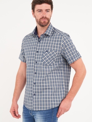 Lee Cooper - Camasa barbat maneca scurta cu model in carouri - Img 5