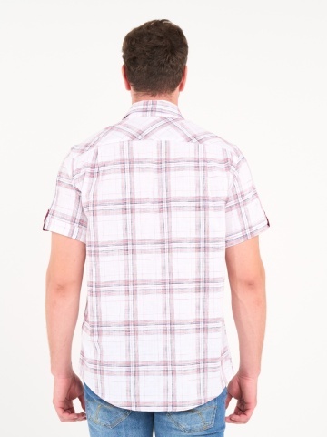 Lee Cooper - Camasa barbat maneca scurta cu model in carouri - Img 4