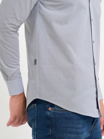 Lee Cooper - Camasa barbat slim cu maneca lunga si model - Img 2