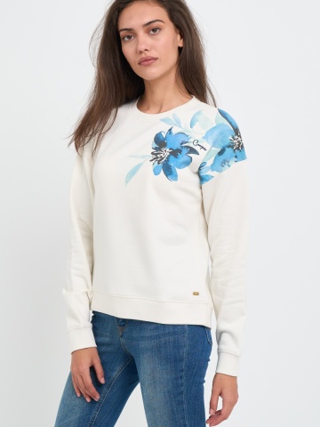 Lee Cooper - Hanorac dama cu imprimeu floral si logo - Img 5