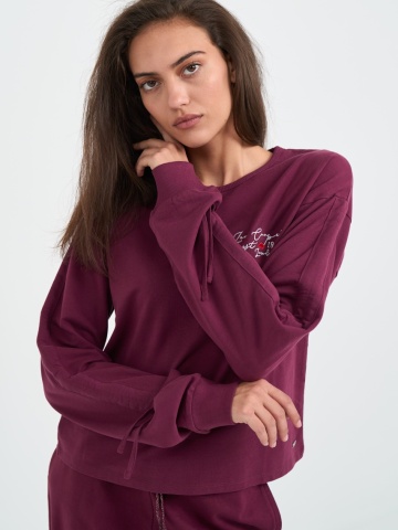 Lee Cooper - Hanorac dama cu logo aplicat - Img 2