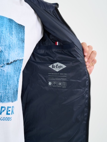 Lee Cooper - Jacheta barbat cu gluga si buzunare in lateral - Img 3