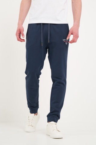 Lee Cooper - Pantaloni sport barbat cu logo si buzunare
