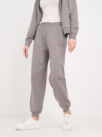Lee Cooper - Pantaloni sport dama cu buzunare si logo aplicat - Img 8