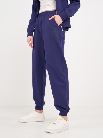 Lee Cooper - Pantaloni sport dama cu buzunare si logo aplicat - Img 2