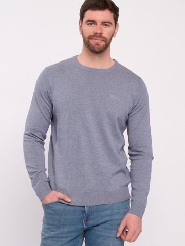 Lee Cooper - Pulover barbat cu logo de culoare uniforma