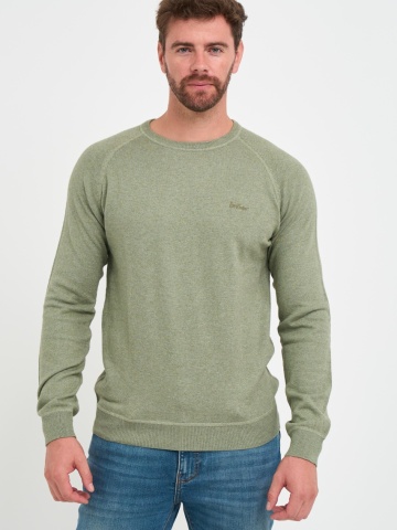 Lee Cooper - Pulover barbat de culoare uniforma cu logo