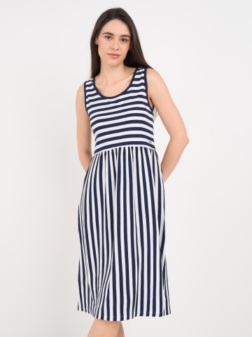 Lee Cooper - Rochie dama cu dungi si detalii - Img 2