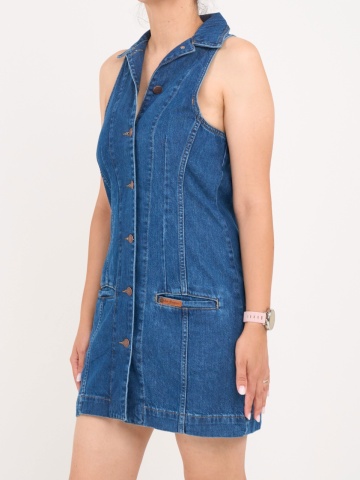 Lee Cooper - Rochie dama denim cu nasturi - Img 2