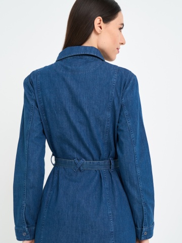 Lee Cooper - Rochie dama din denim cu buzunare - Img 5