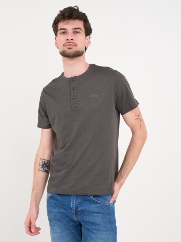 Lee Cooper - Tricou barbat cu detalii si nasturi - Img 4