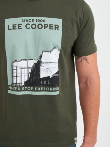 Lee Cooper - Tricou barbat cu imprimeu logo - Img 3