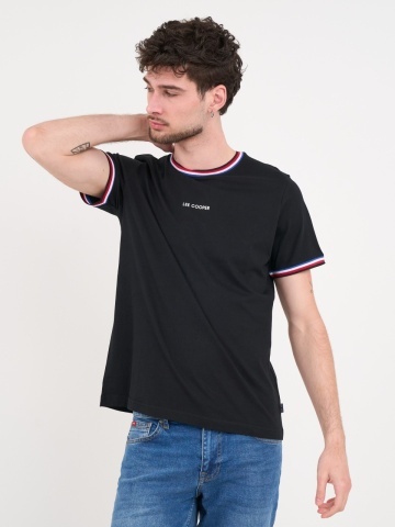 Lee Cooper - Tricou barbat cu maneca scurta si detalii logo - Img 6