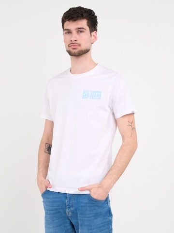 Lee Cooper - Tricou barbat cu maneca scurta si imprimeu grafic