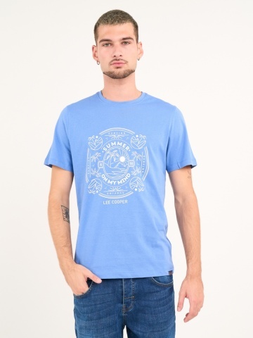 Lee Cooper - Tricou barbat cu maneca scurta si imprimeu